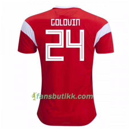 Fotball-VM 2018 Russland drakt Golovin 24 Hjemmetrøye